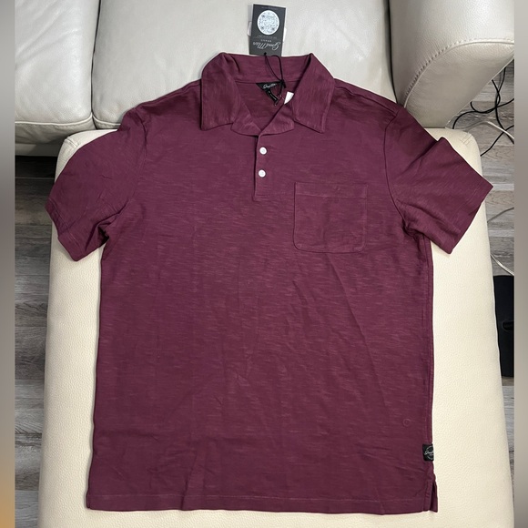 NWT - Good Man Brand Men’s Camp Collar Polo Shirt - Size L - Picture 4 of 10